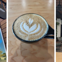 Turntable Coffee Counter